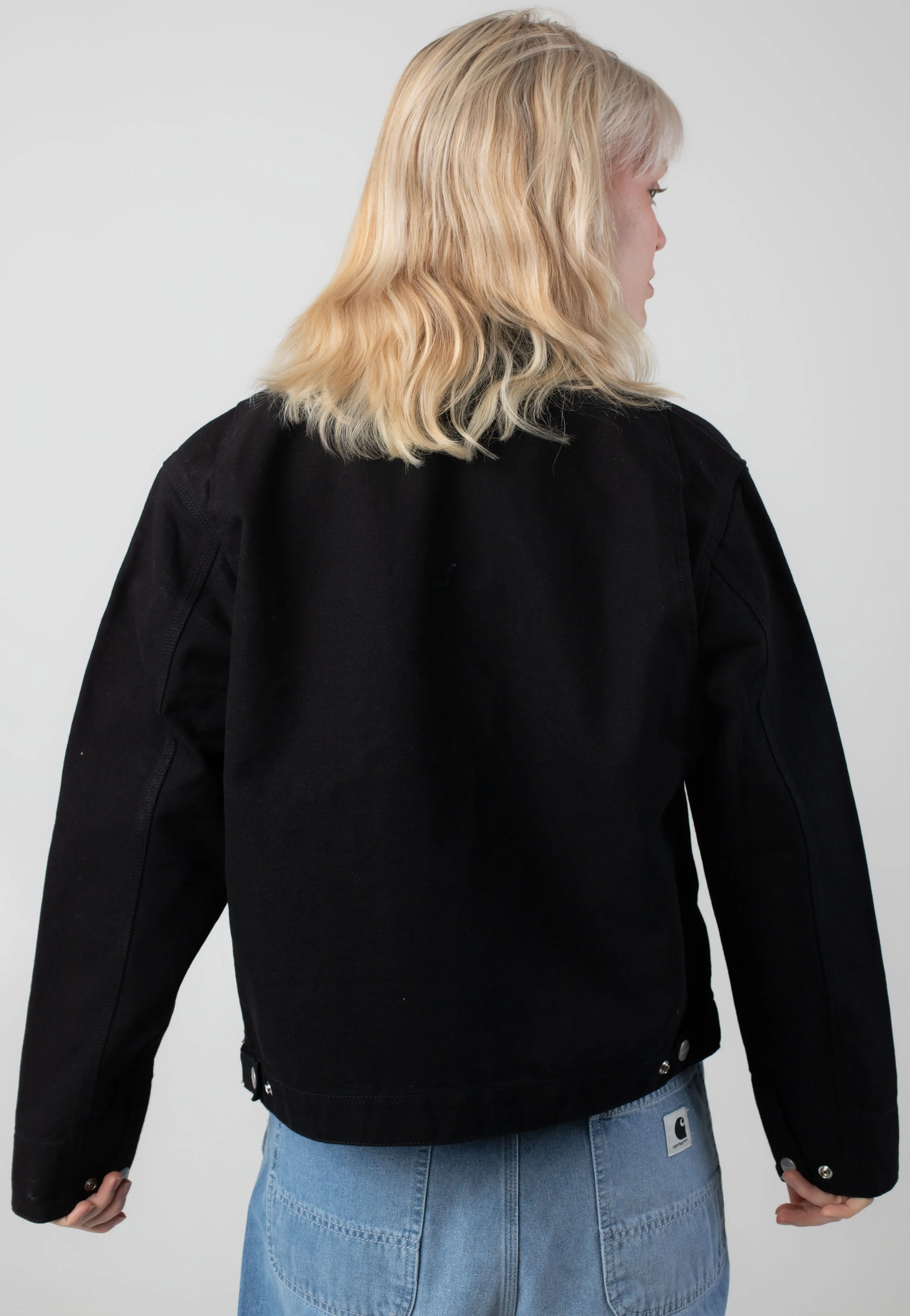 Smart Protection Carhartt WIP - W' Og Detroit Rinsed Black/Black - Jacket