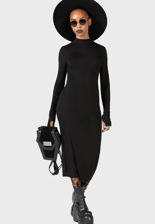Smart Wear Killstar x Kihilist - Flash Of Presence Midi Black - Dress