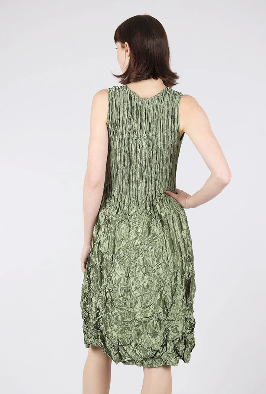 Smash Pocket Dress, Glossy Olive Chic Fit