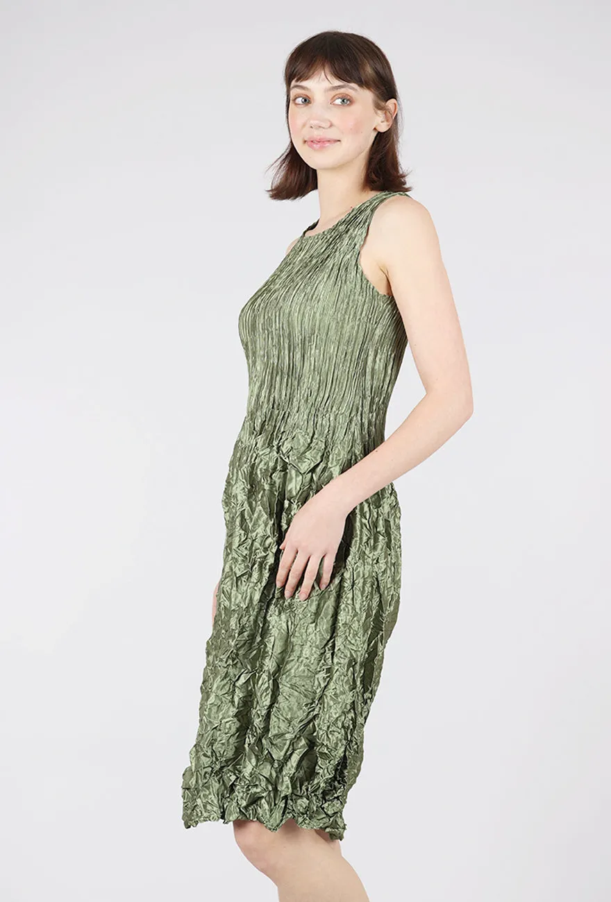 Smash Pocket Dress, Glossy Olive Chic Fit