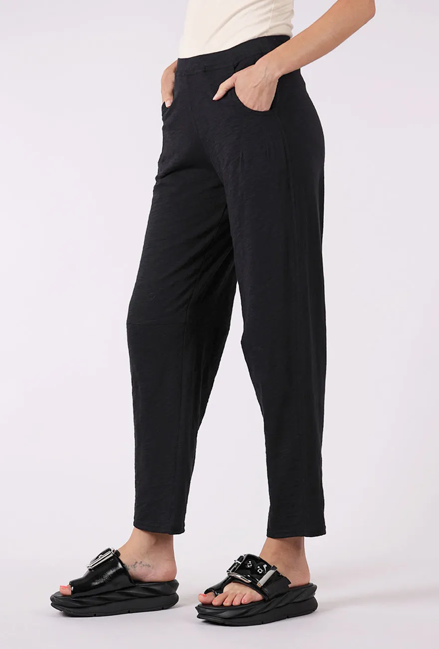 Smooth Fabric Around Town Cotton Slub Pant, Black