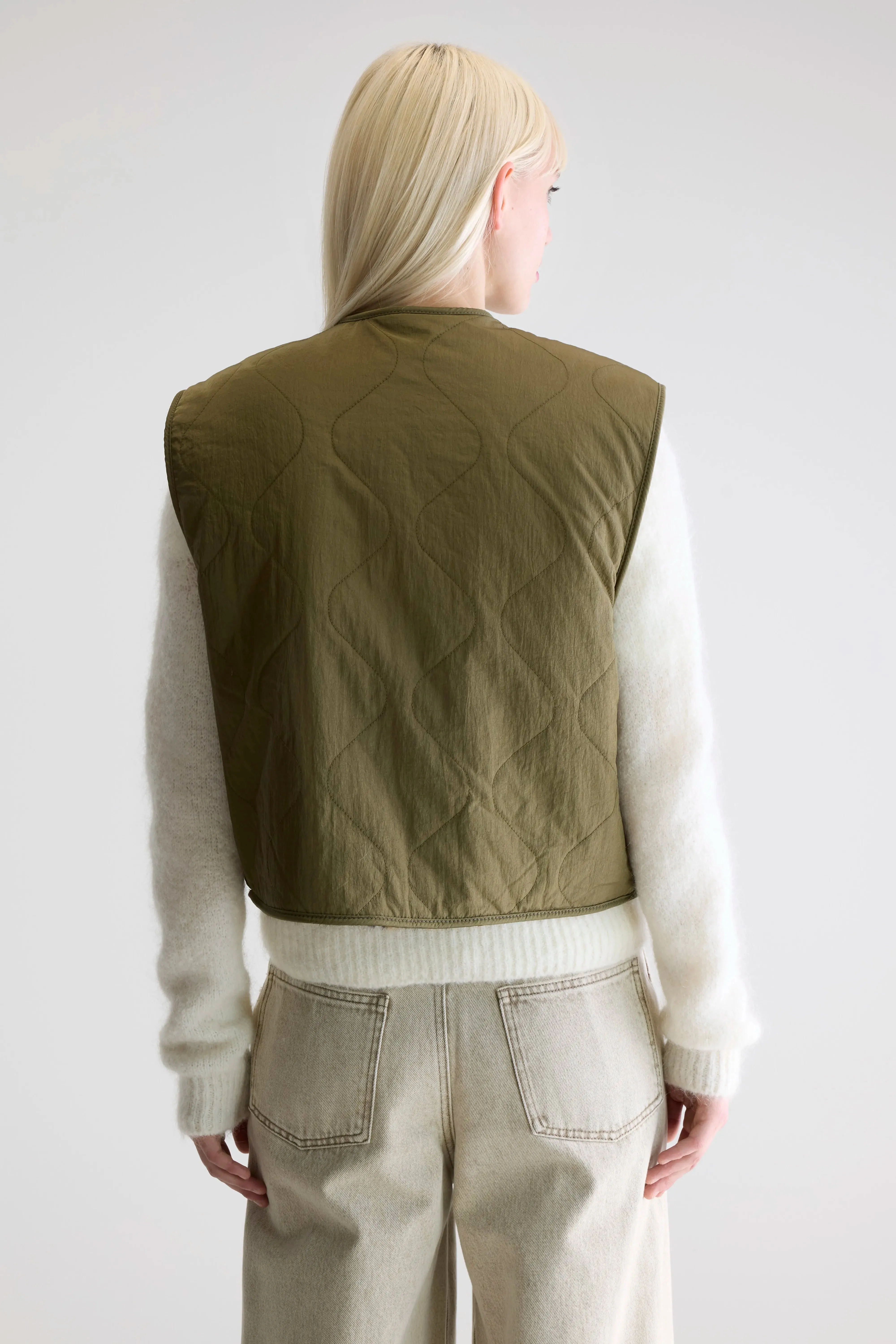 Smooth Layer Look Eloise sleeveless jacket (252 / W / ARMY)