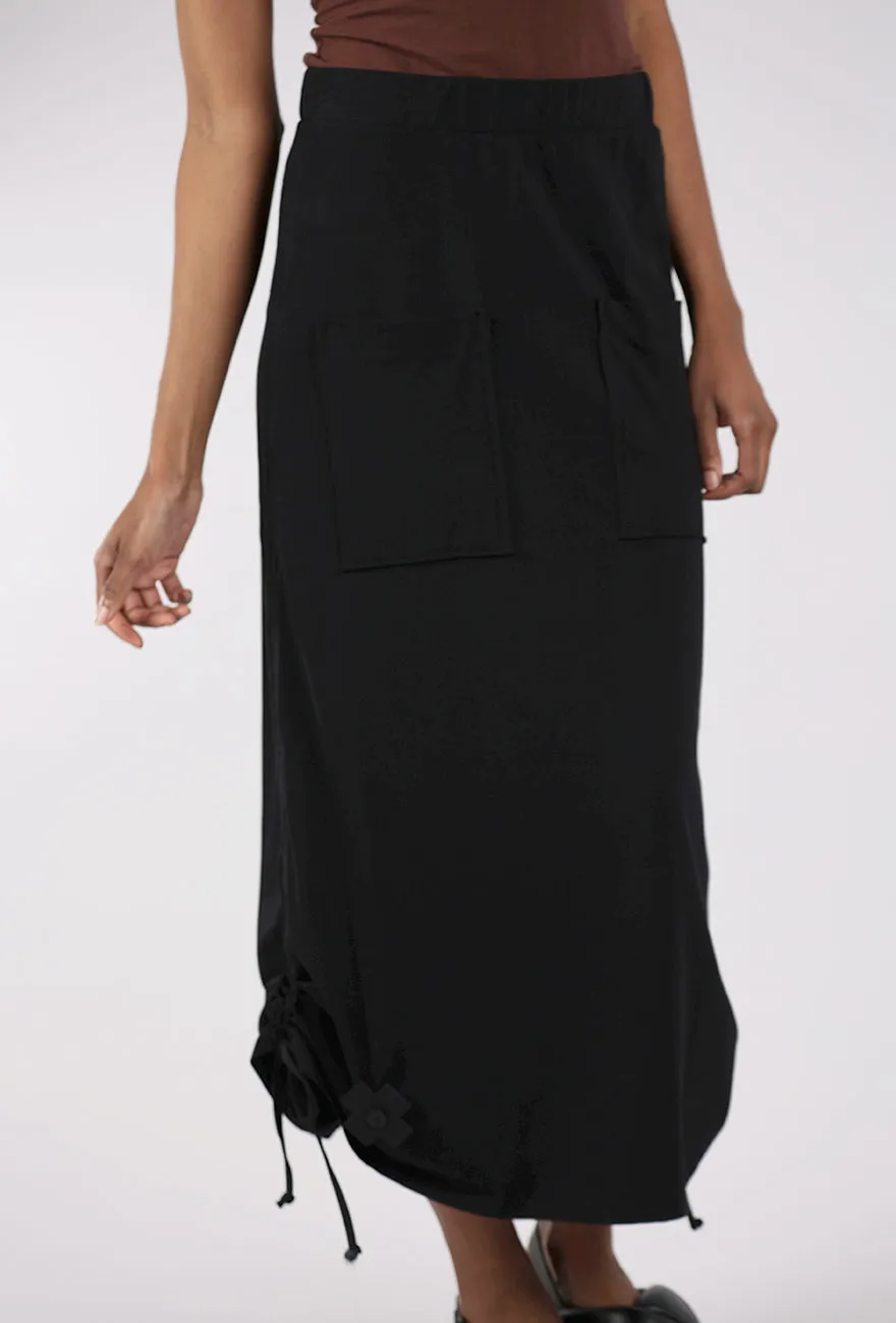 Smooth Wear Summer Pen Skirt, Black