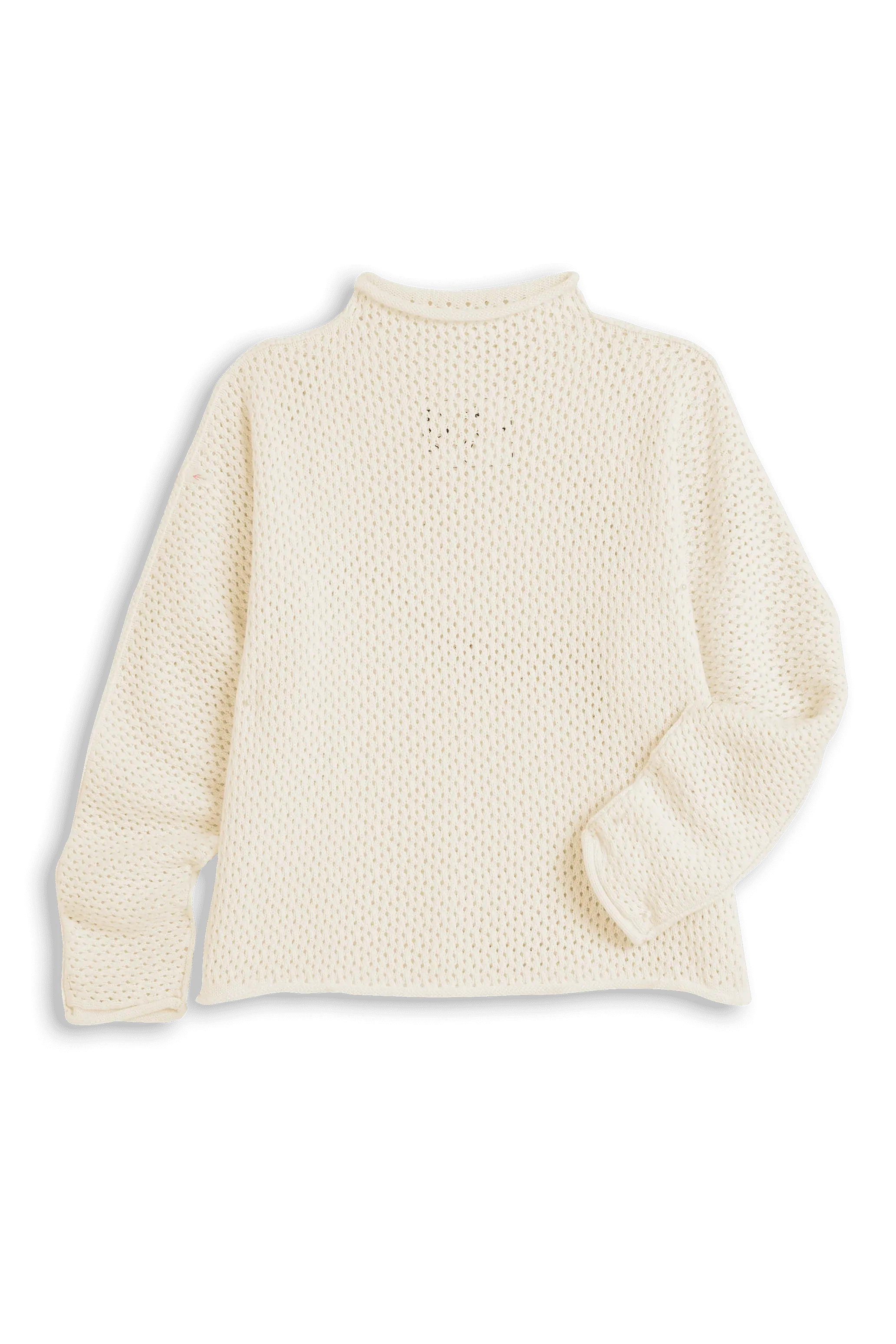 Daily Warmth Travel Casual Wear Monterey Ivory Pointelle Sweater