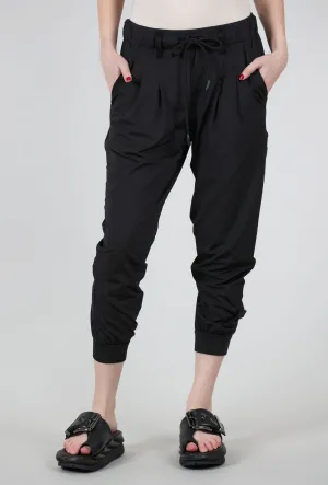 Posh Pant, Black Padded hips Fitted waist