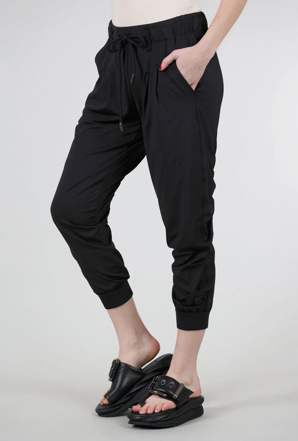 soft fit Posh Pant, Black