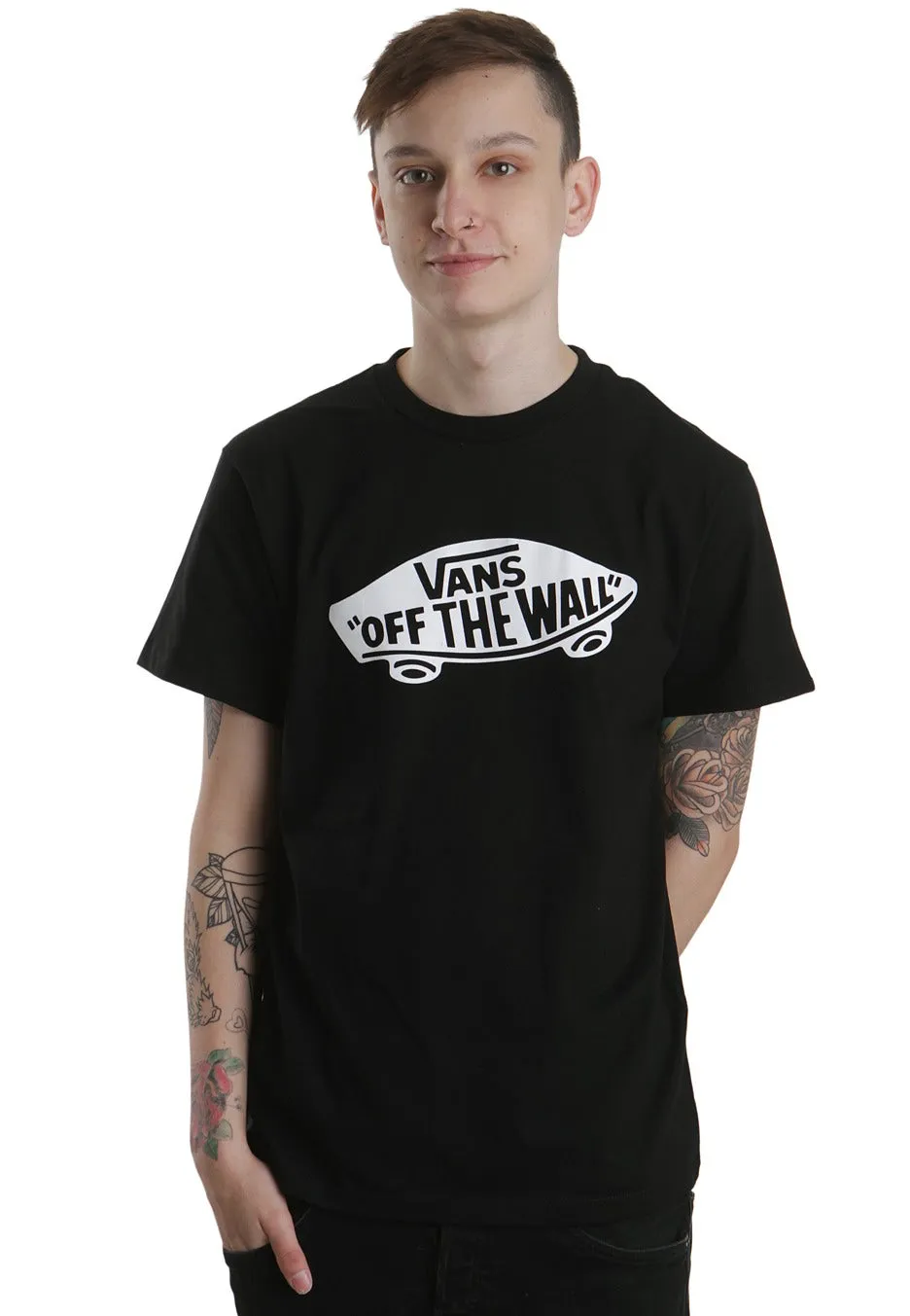 soft fit Vans - Vans OTW Black/White - T-Shirt