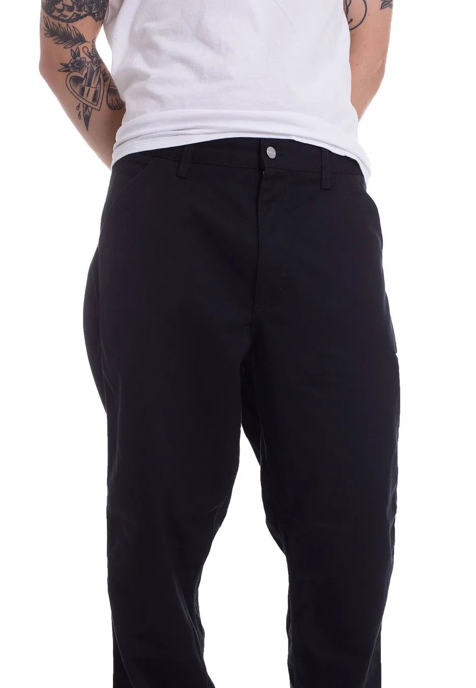 Soft Material Carhartt WIP - Simple Denison Black Rinsed - Pants