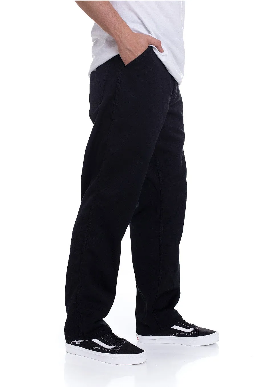 Soft Material Carhartt WIP - Simple Denison Black Rinsed - Pants