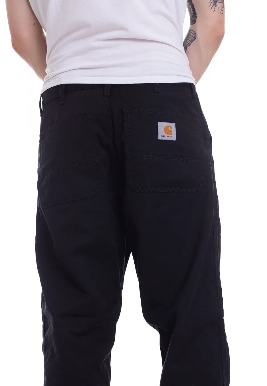 Soft Material Carhartt WIP - Simple Denison Black Rinsed - Pants