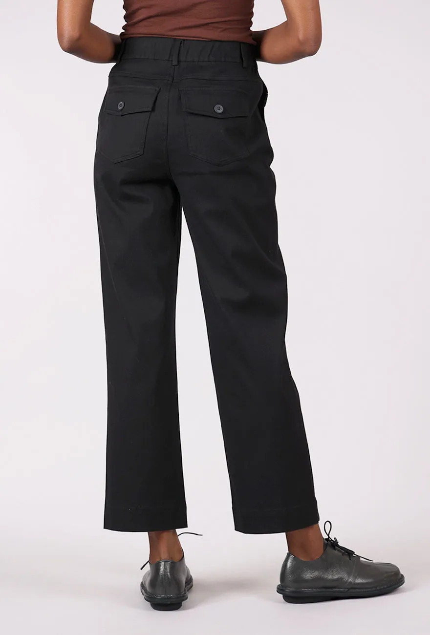 Soft Material Ultra Stretch Twill Soho Pant, Black