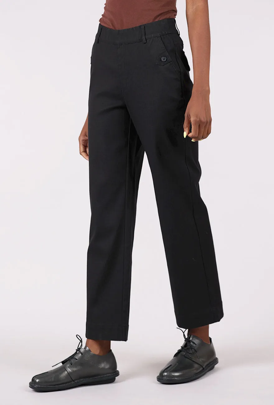 Soft Material Ultra Stretch Twill Soho Pant, Black