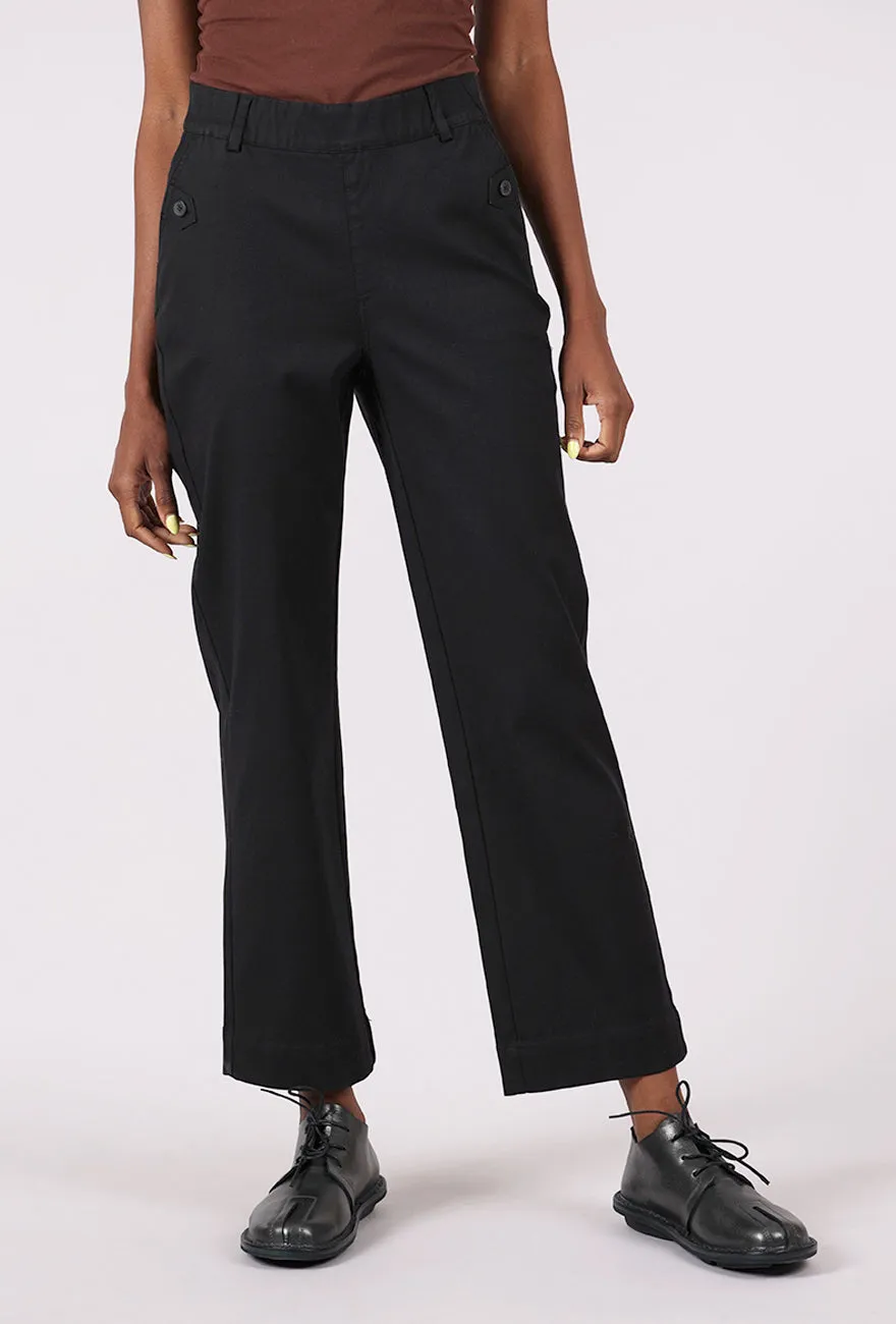 Soft Material Ultra Stretch Twill Soho Pant, Black