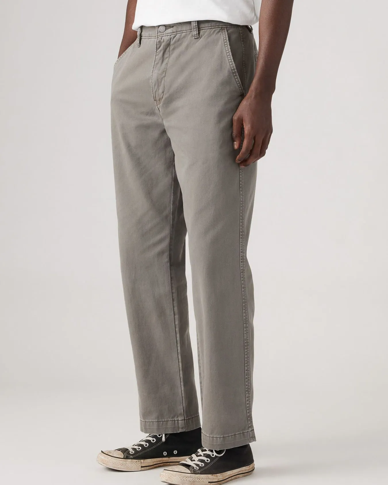 Levi's XX Chino Authentic Straight Mens Chinos - Pewter Soft GD | Levi's Chinos & Non-Denim Pants | JEANSTORE