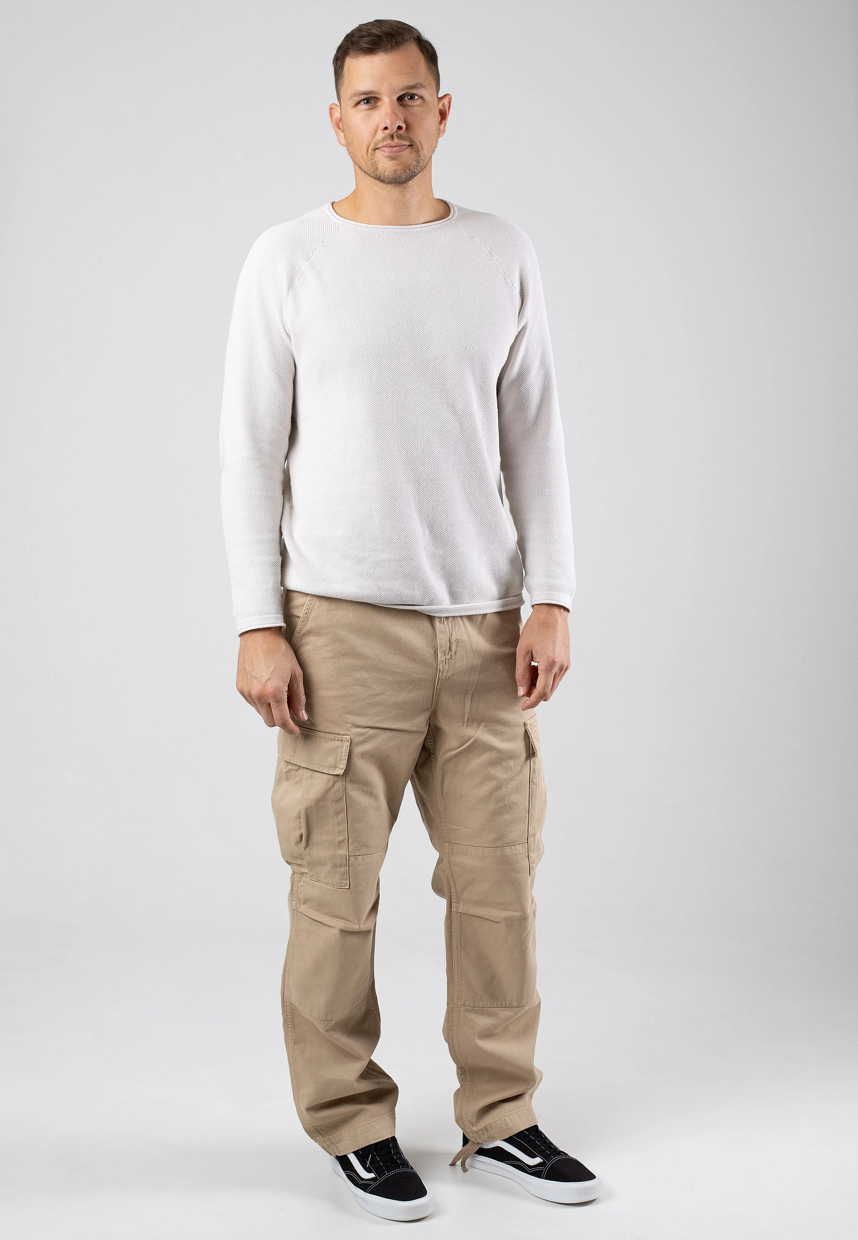 Soft Stretch Carhartt WIP - Regular Cargo Garment Dyed Wall - Pants
