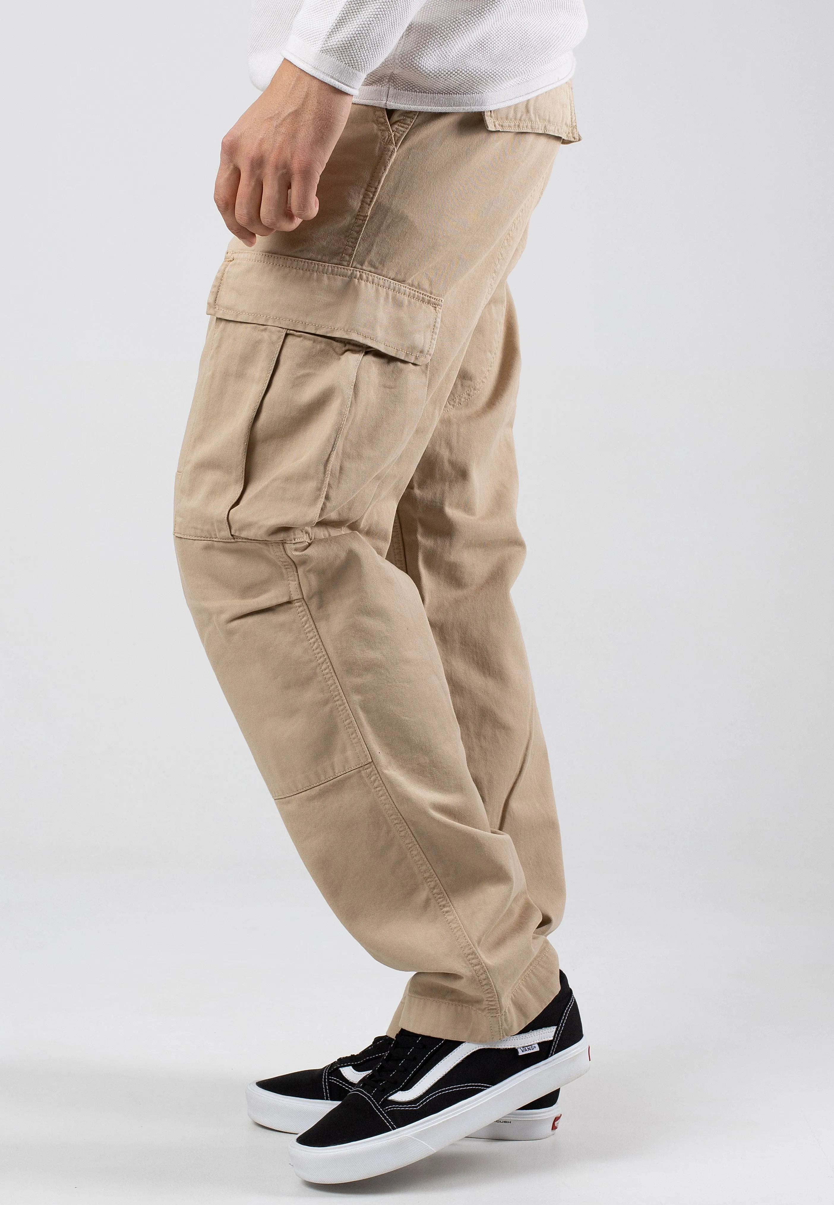 Soft Stretch Carhartt WIP - Regular Cargo Garment Dyed Wall - Pants