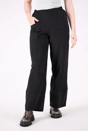Sable Cord/Jersey Pant, Black All-Season Wear Comfy Stretch