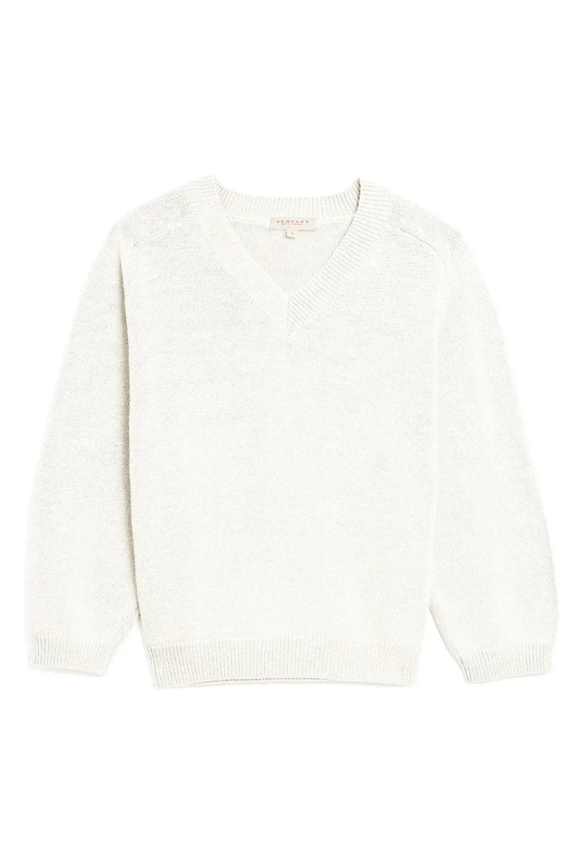 Soft Touch Cecil Chalk Cotton Sweater