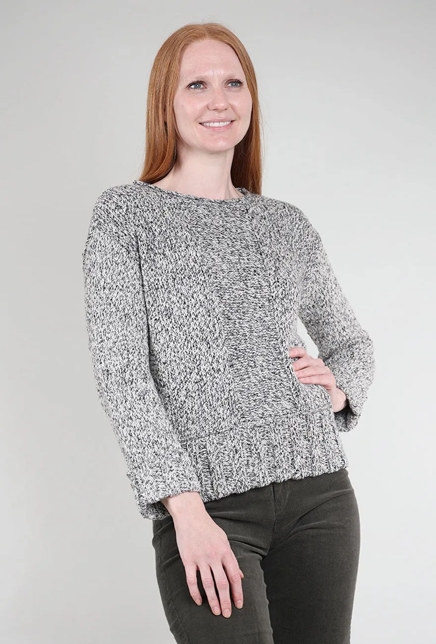 Space Dyed Speckle Pullover, Iron Puffy Shaped