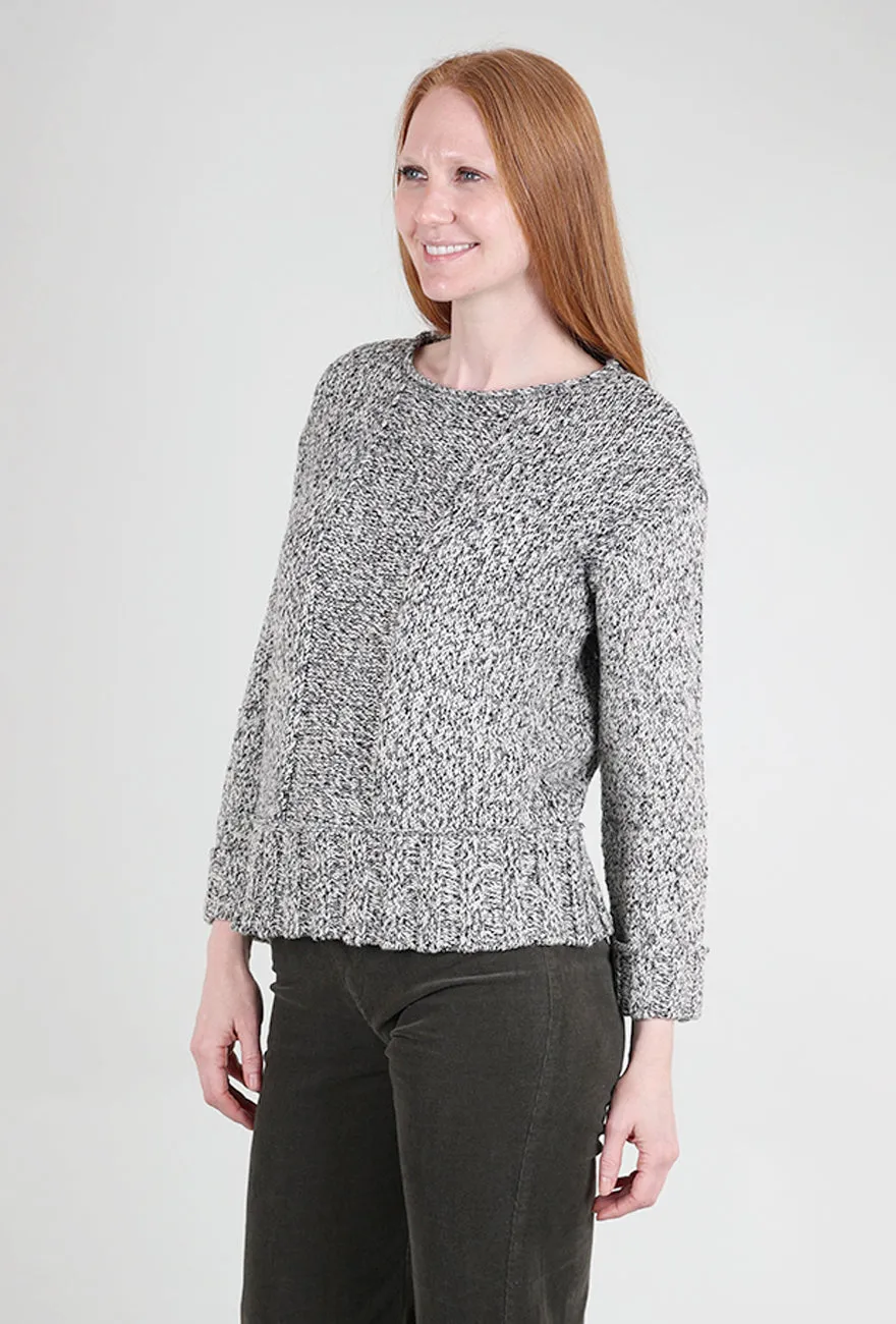 Space Dyed Speckle Pullover, Iron Puffy Shaped