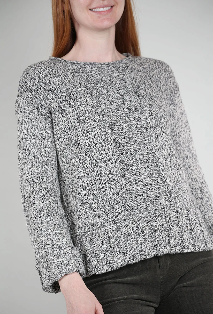 Space Dyed Speckle Pullover, Iron Puffy Shaped