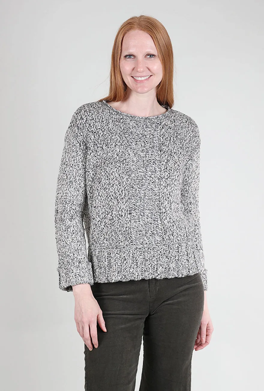 Warm Space Dyed Speckle Pullover, Iron