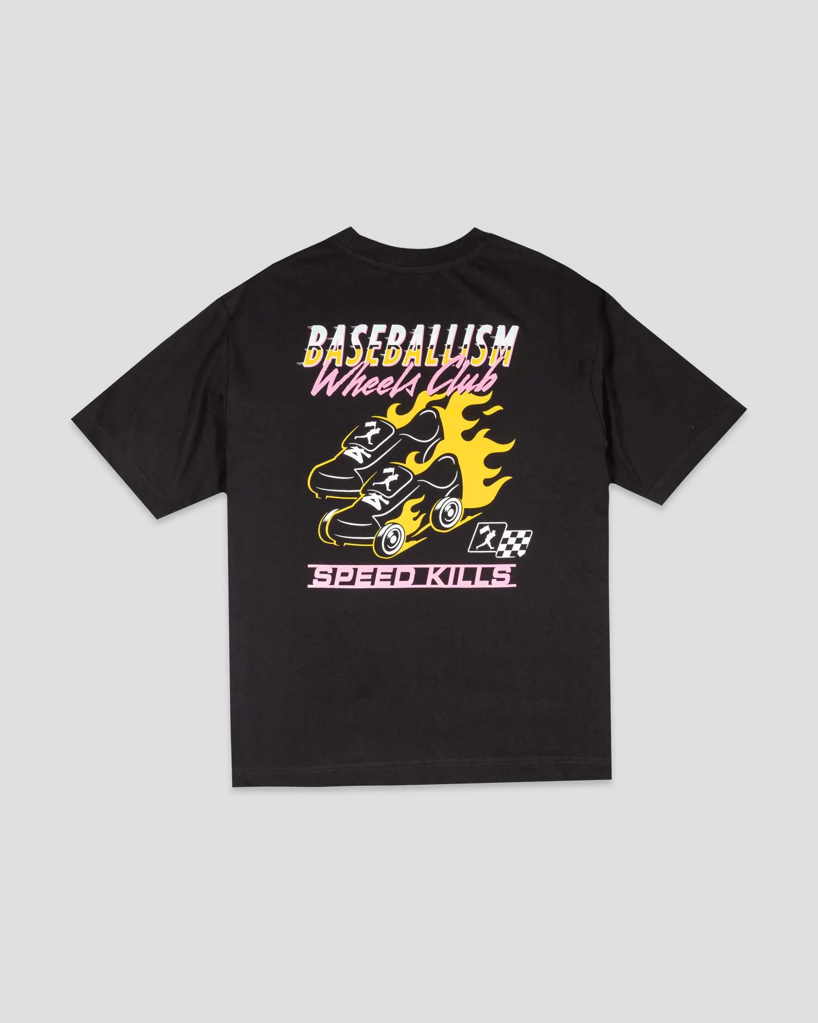 Modern Twist Speed Kills Pima Cotton T-Shirt - Black