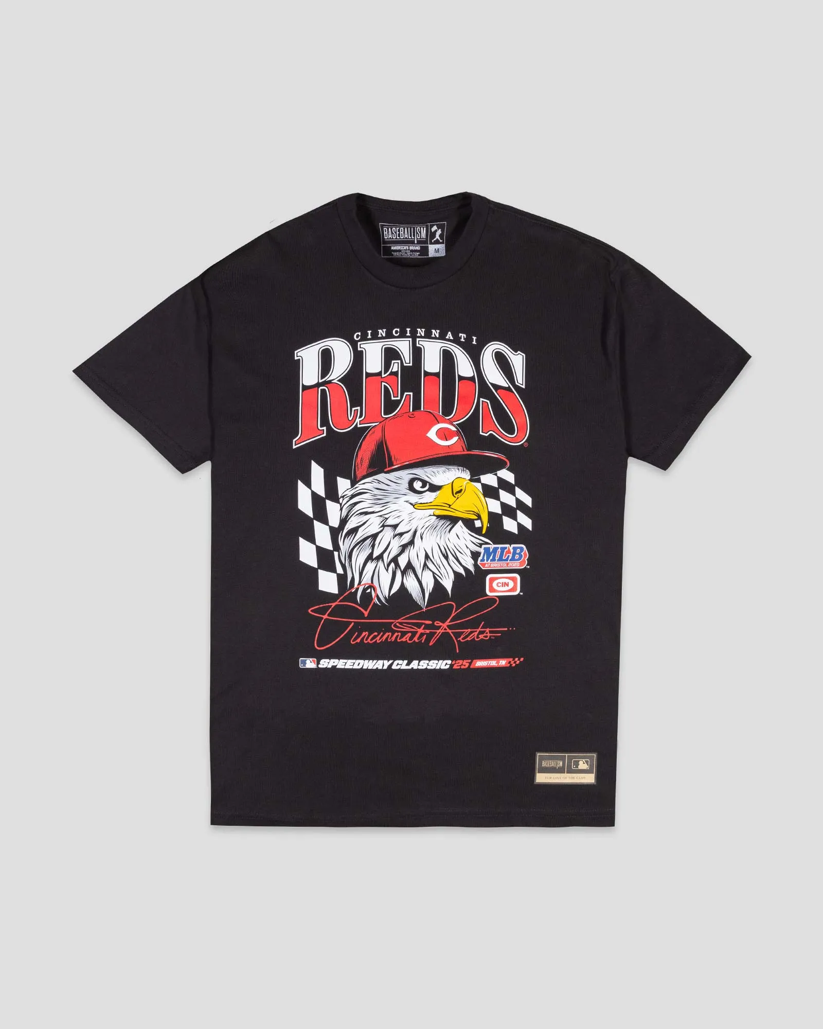 Speedway Classic Relaxed Fit T-Shirt - Cincinnati Reds Vintage Style