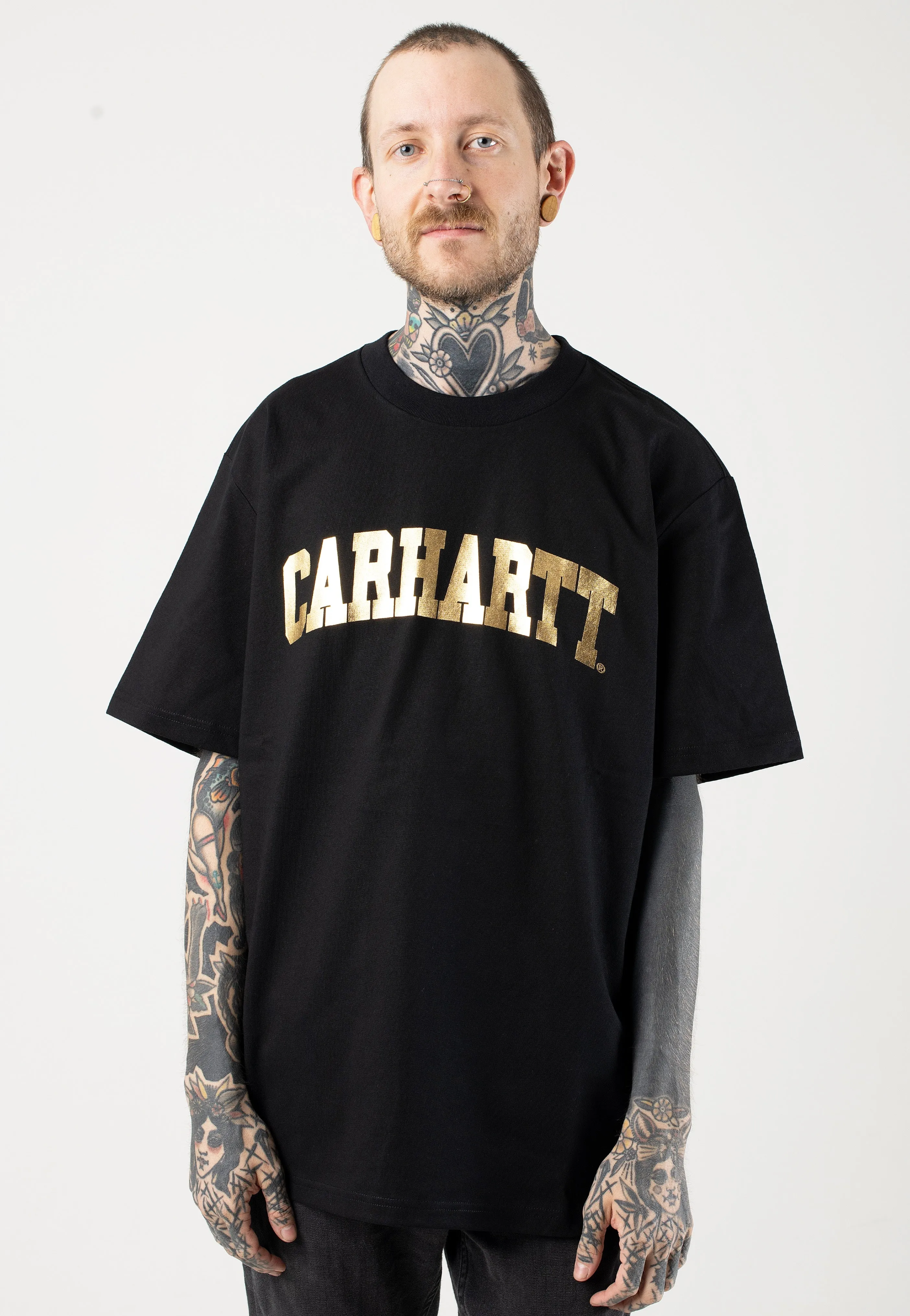 Sport Ease Carhartt WIP - University Black/Gold - T-Shirt