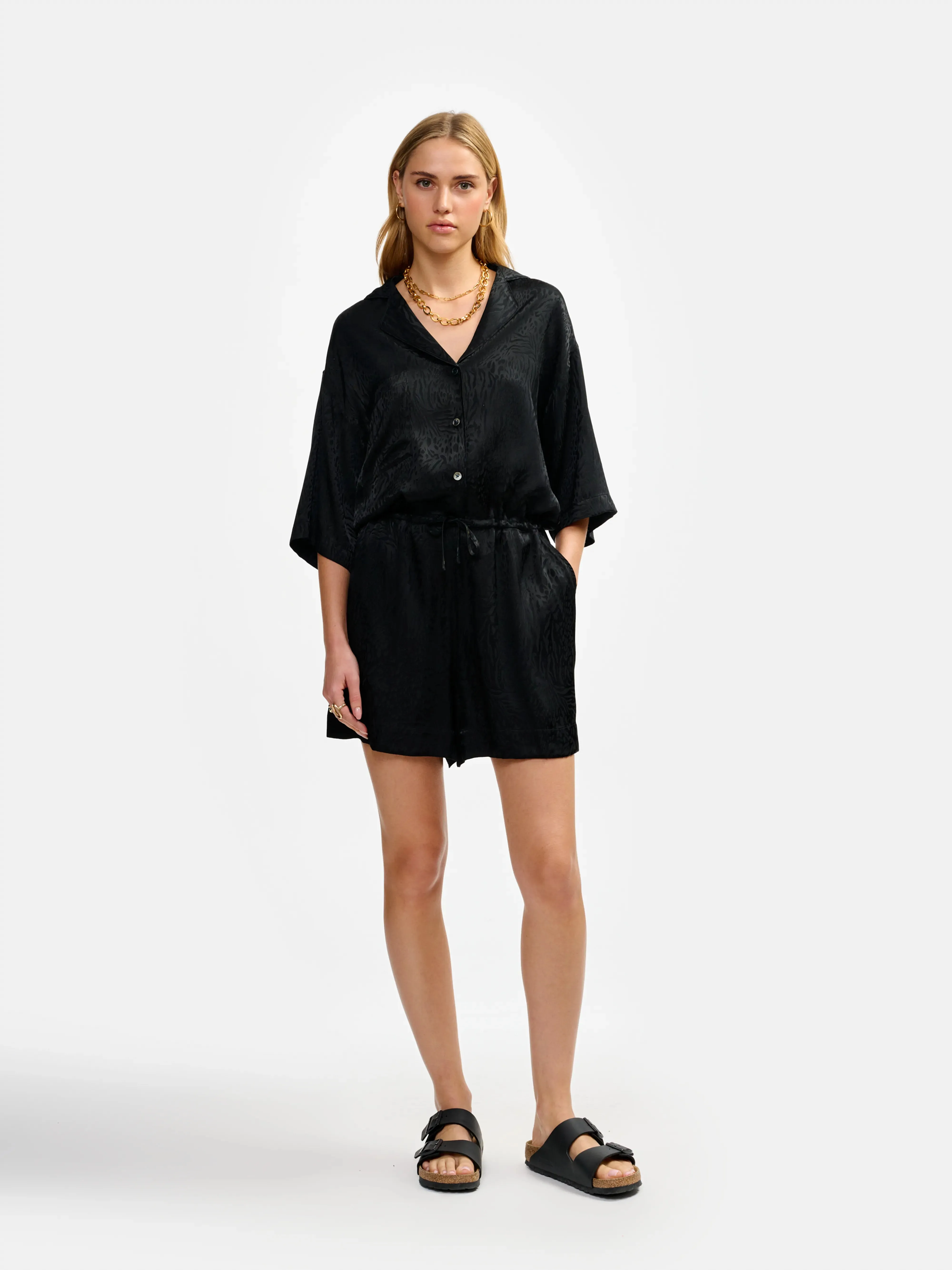 Sport Luxe hazia jumpsuit (241 / W / BLACK BEAUTY)