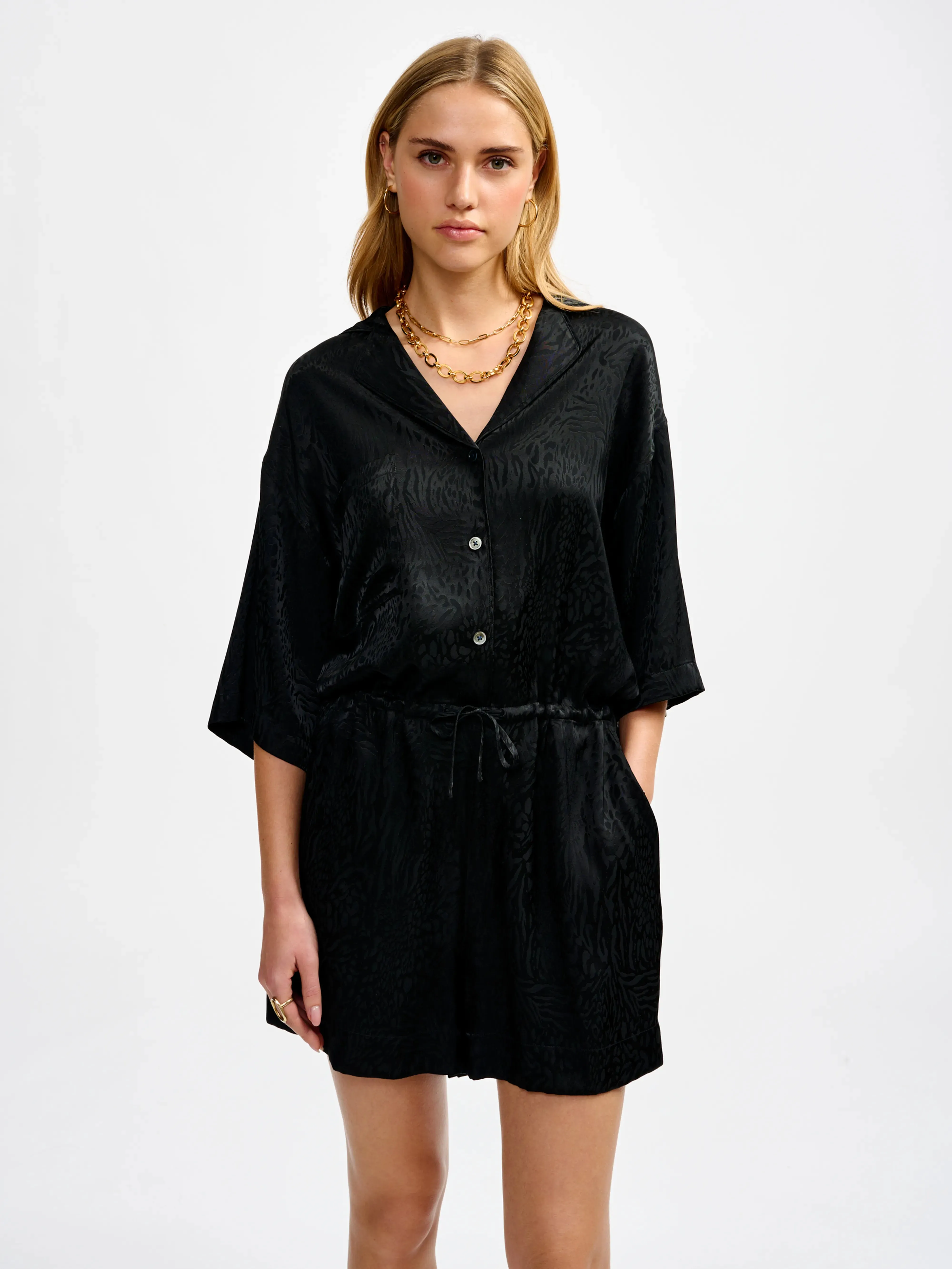 Sport Luxe hazia jumpsuit (241 / W / BLACK BEAUTY)
