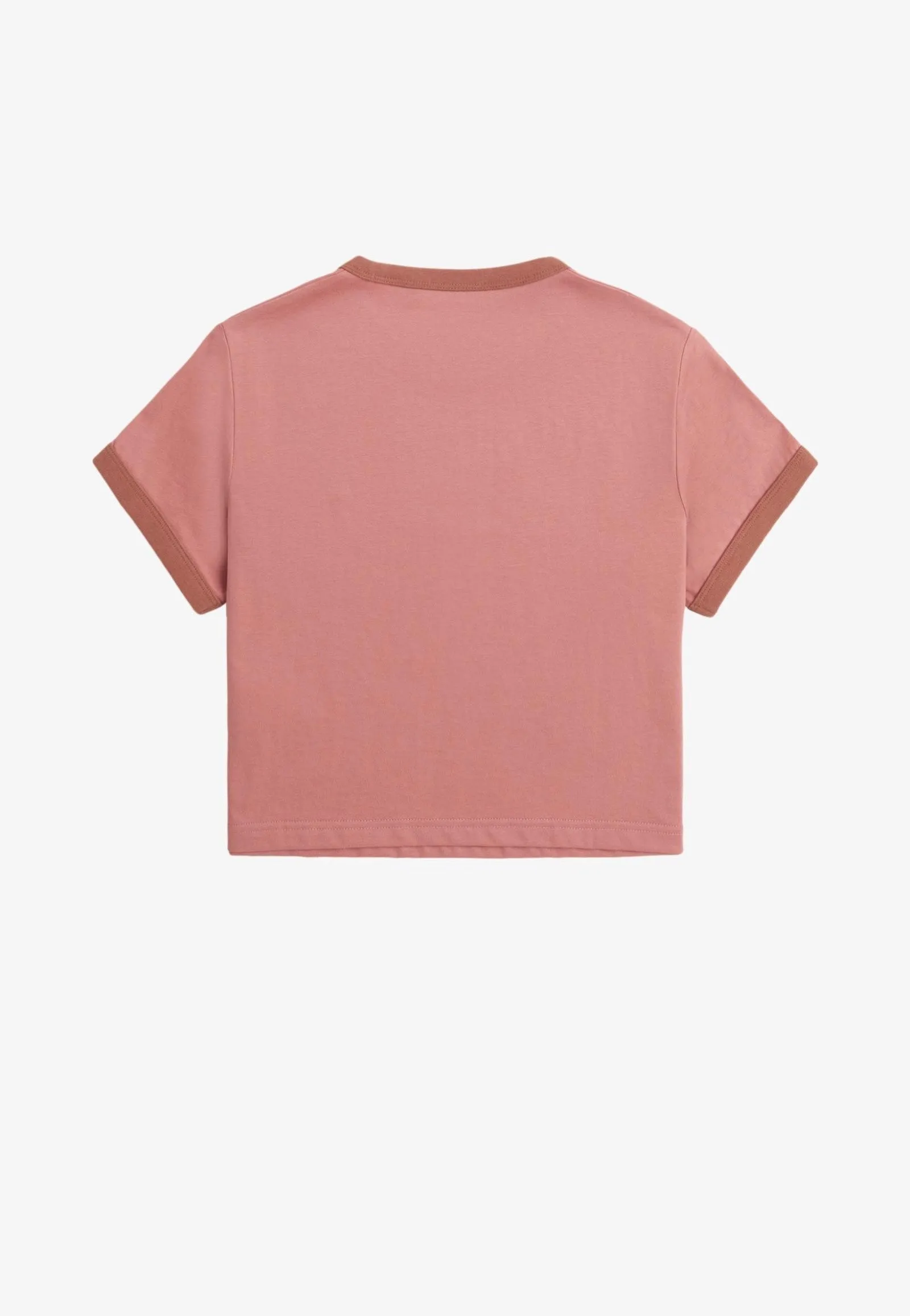 Sports Gear Fred Perry - Cropped Ringer Putty Pink - T-Shirt