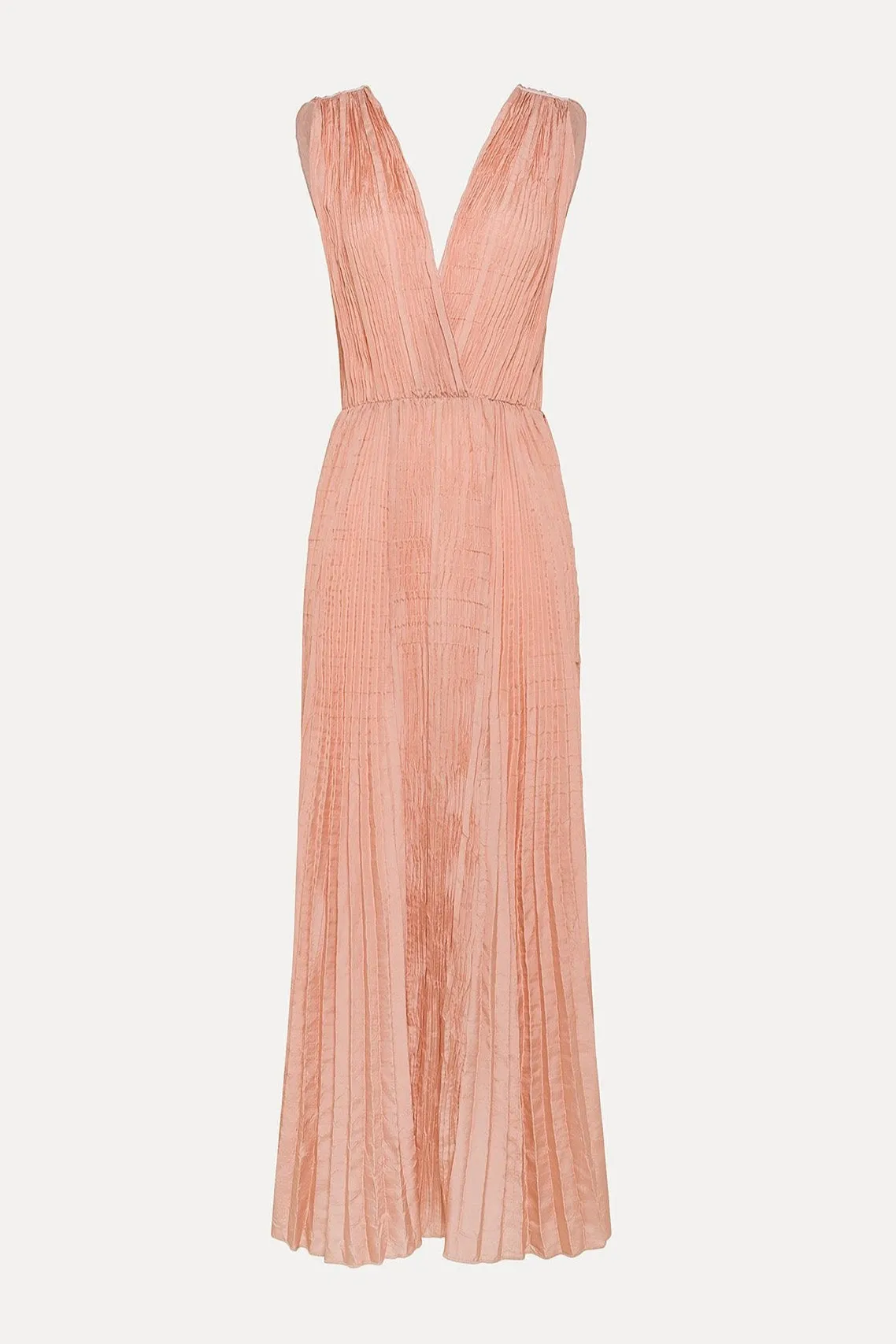 Cipria Pliss' Dress Modern Flow
