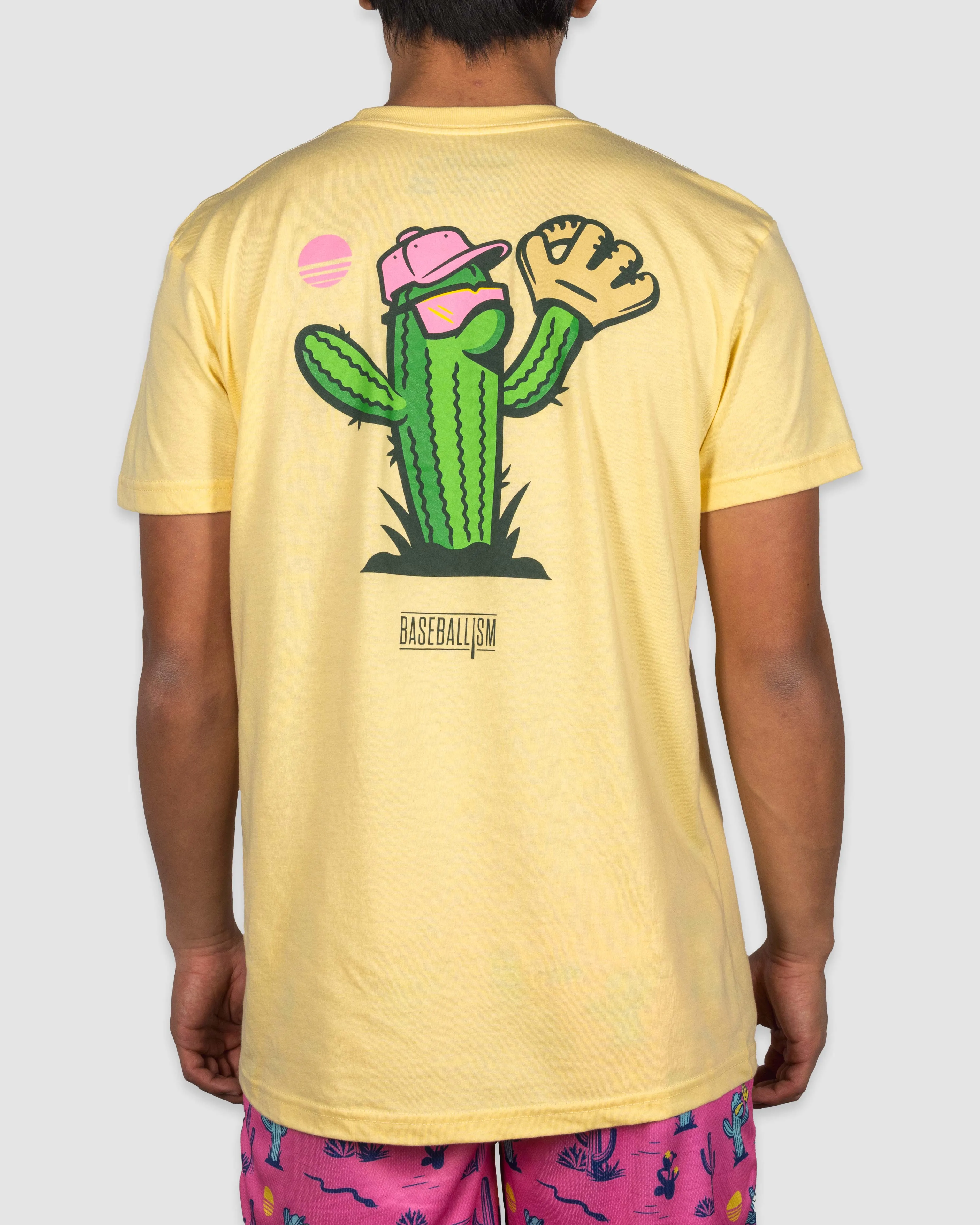 Spring Ball Cactus T-Shirt - Yellow Plus - size friendly