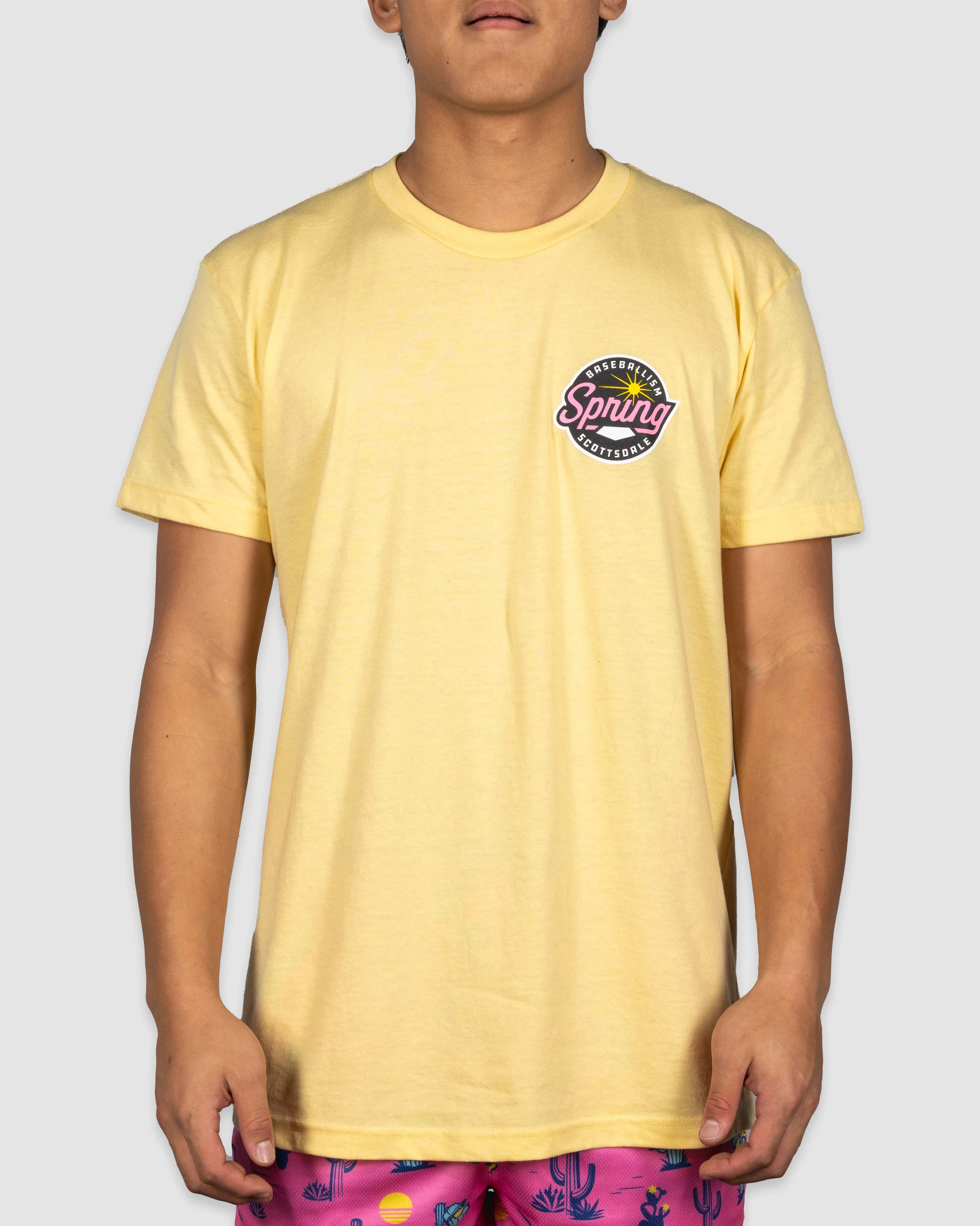 Spring Ball Cactus T-Shirt - Yellow Plus - size friendly