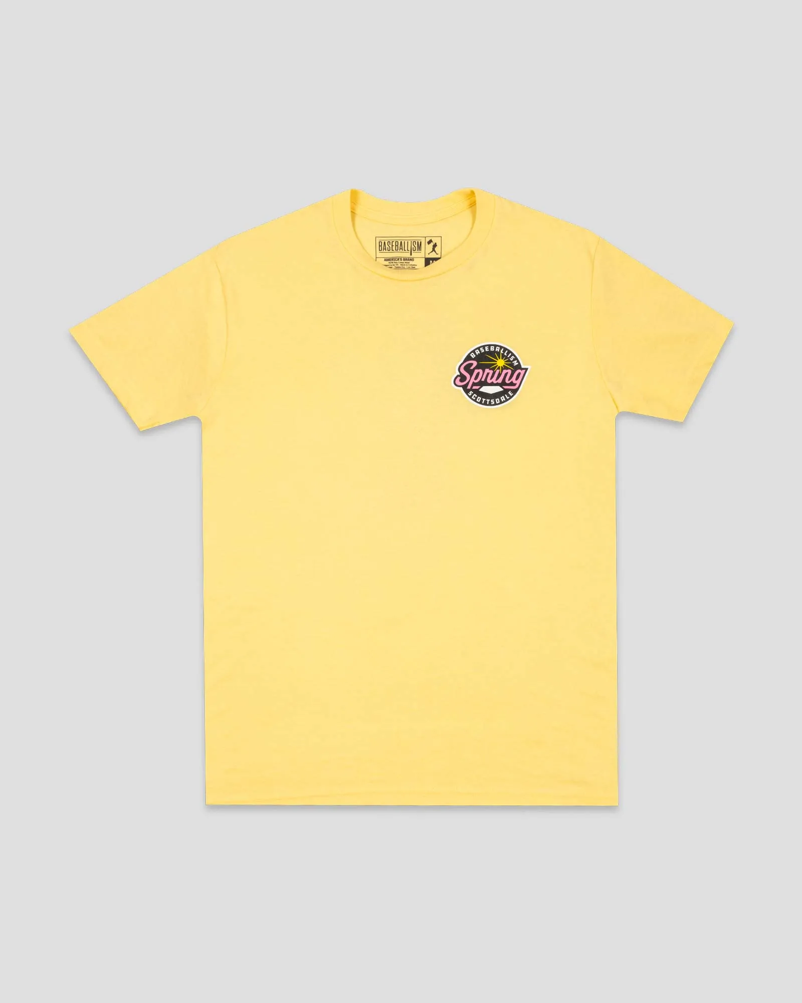 Casual Fashion Collared formality Spring Ball Cactus T-Shirt - Yellow
