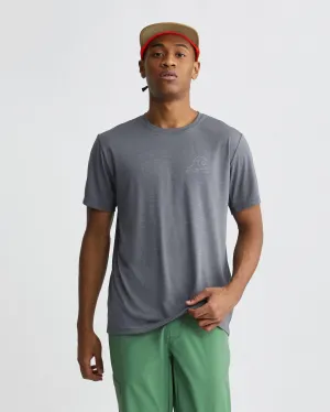 M's Trailblazer Tee- Barrel Breathable mesh weekday wear