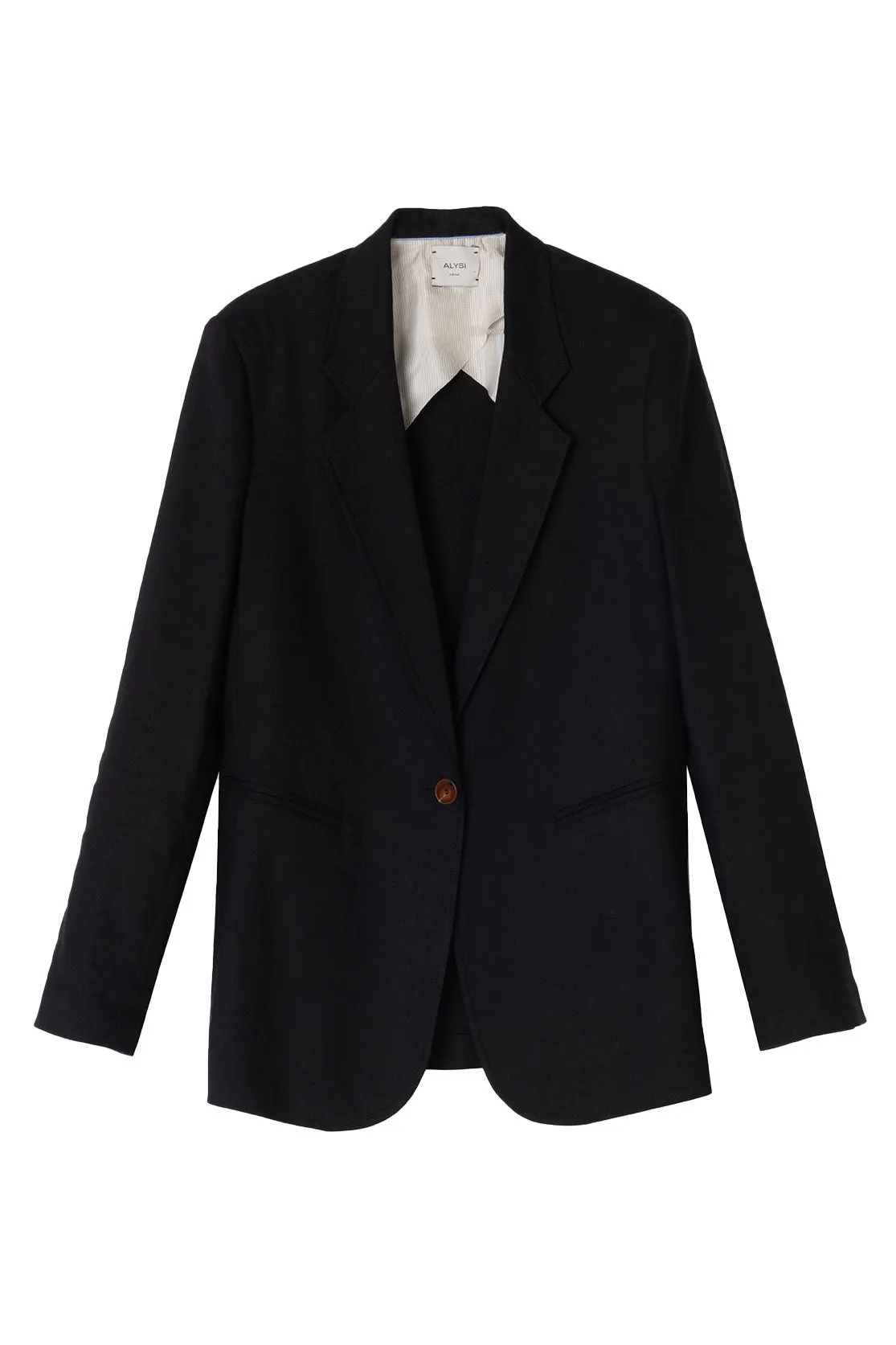 Statement Piece Nero Lino Jacket