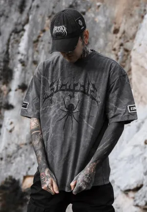 oversized but not shapeless Stay Cold Apparel - Blackout Heavy Oversized Acid Washed - T-Shirt