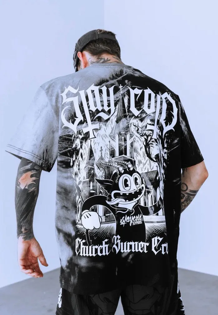 Stay Cold Apparel - Church Burner Crew Customized - T-Shirt Themed - fun