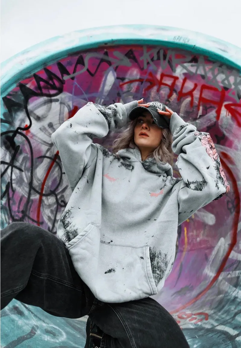 Stay Cold Apparel - Dead Bloom Acid Oversized  - Hoodie brand new