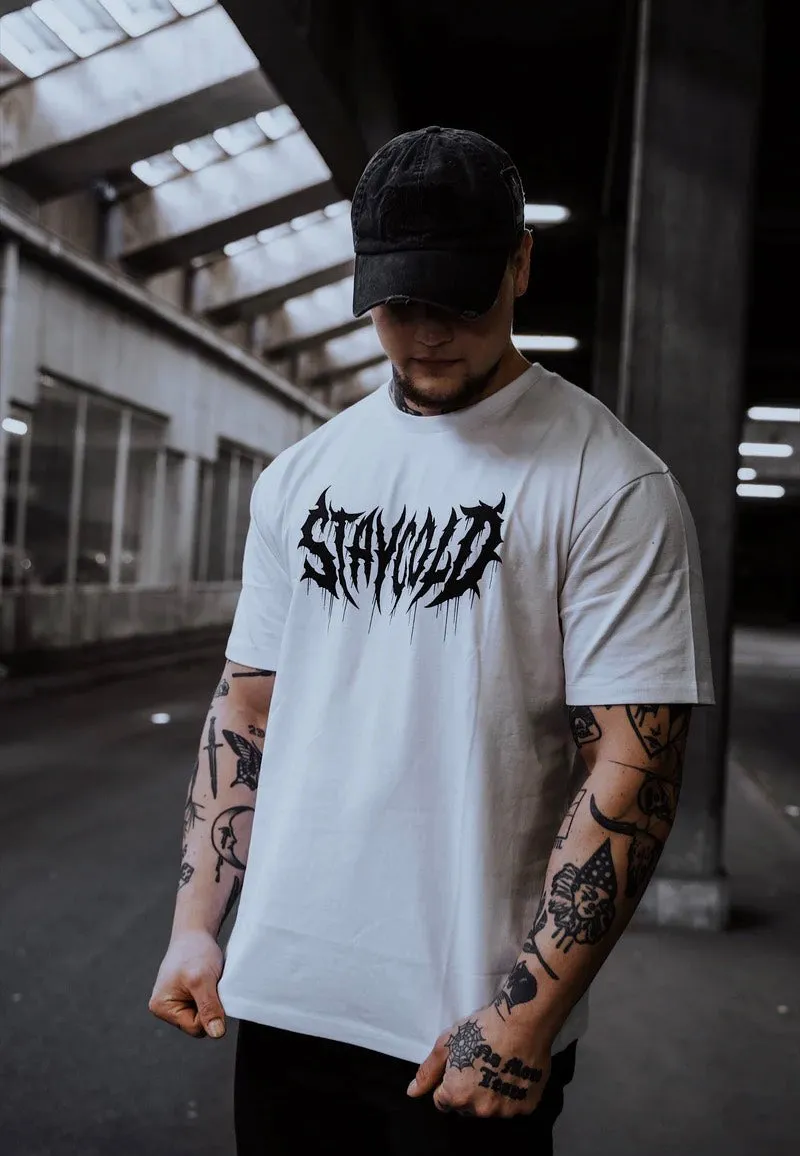 Stay Cold Apparel - Graveyard BBQ White - T-Shirt Popular Trend