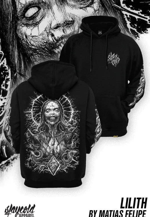 Stay Cold Apparel - Lilith Black - Hoodie Warmth and Style
