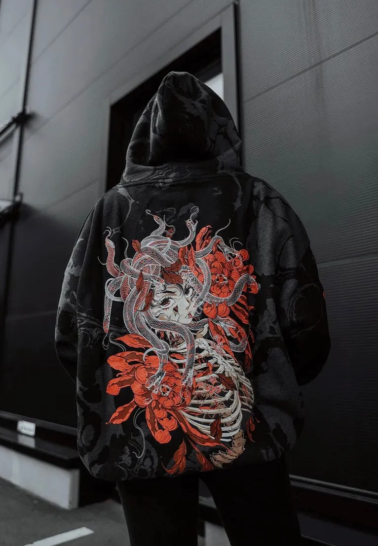 Stay Cold Apparel - Medusa Oversized Grey - Hoodie Sports Apparel Rat like
