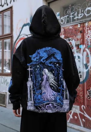 Stay Cold Apparel - Return Of The Dead Customized Oversized Black - Hoodie Retro Style Family gathering wear