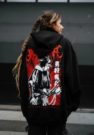 Stay Cold Apparel - Samurai Demon Oversized - Hoodie Collectible