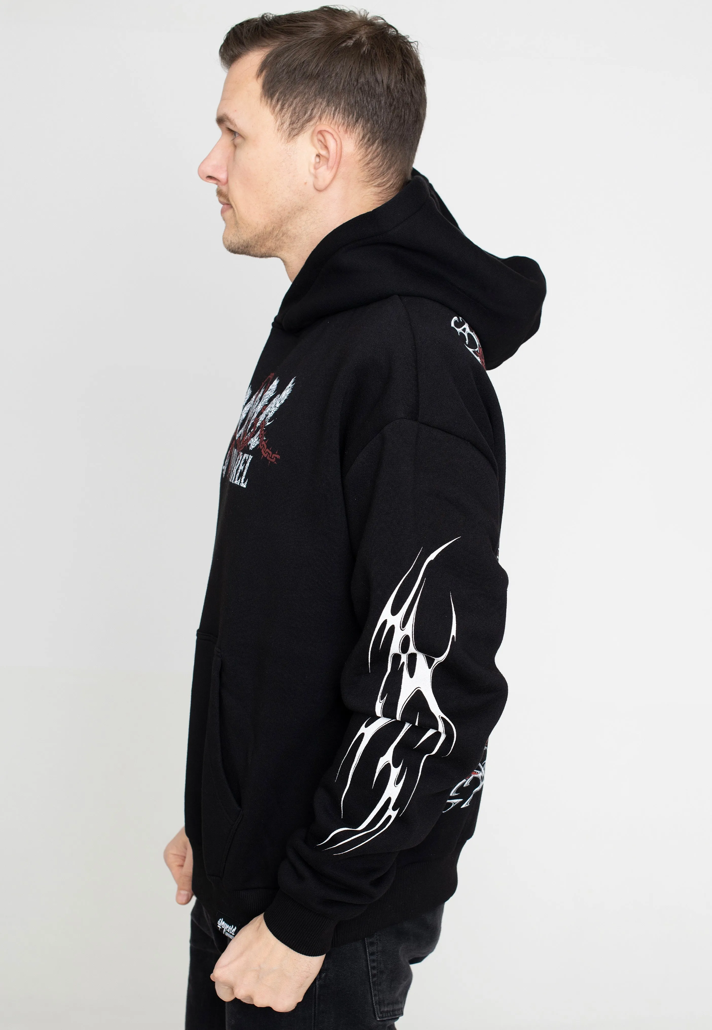 Stay Cold Apparel - The Impaler Oversized Black - Hoodie Netflix Outfit