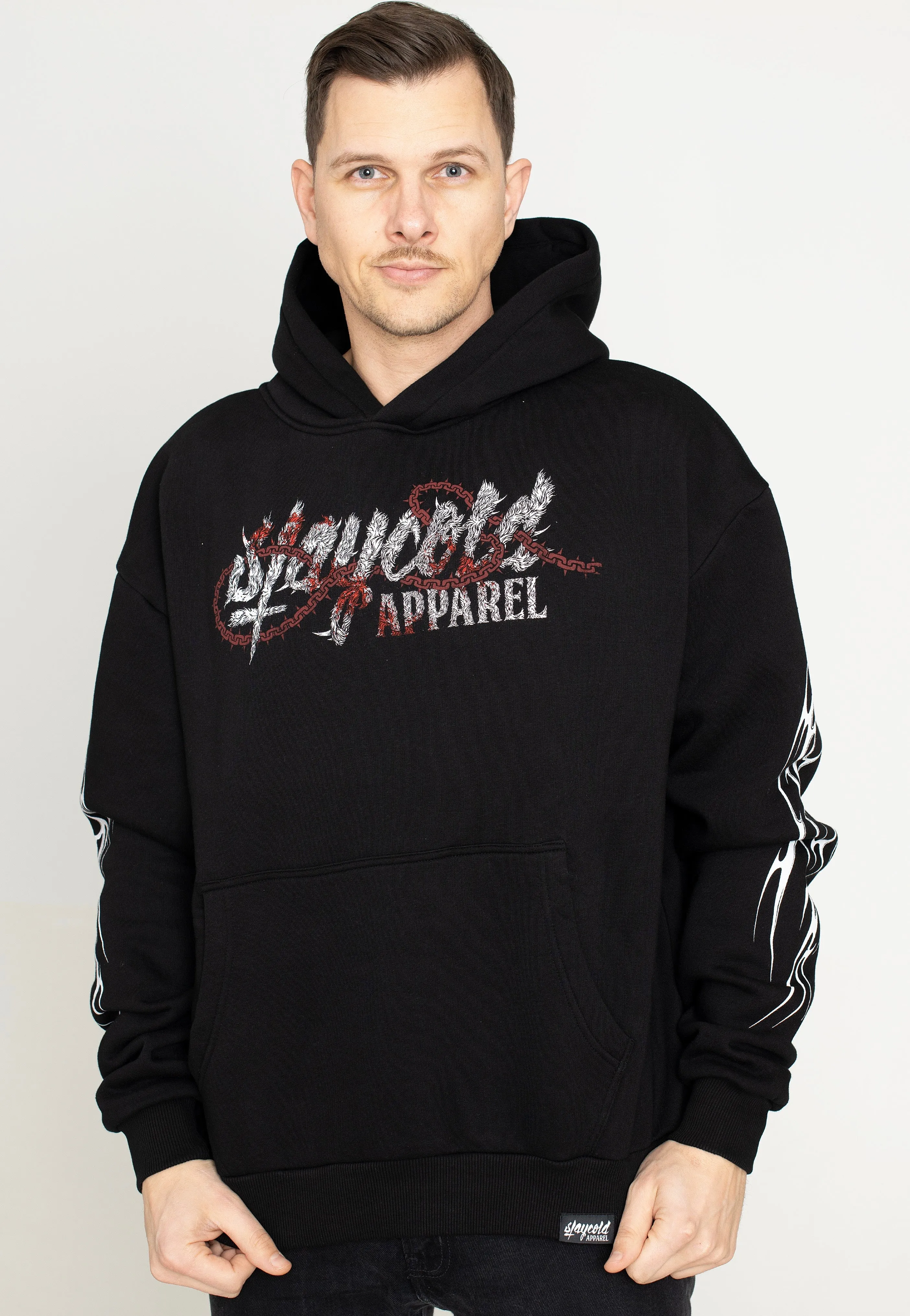 Stay Cold Apparel - The Impaler Oversized Black - Hoodie Netflix Outfit