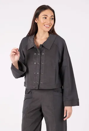 3-In-1 Set Modern Layers Umbra Short Cord/Jersey Jacket, Mink