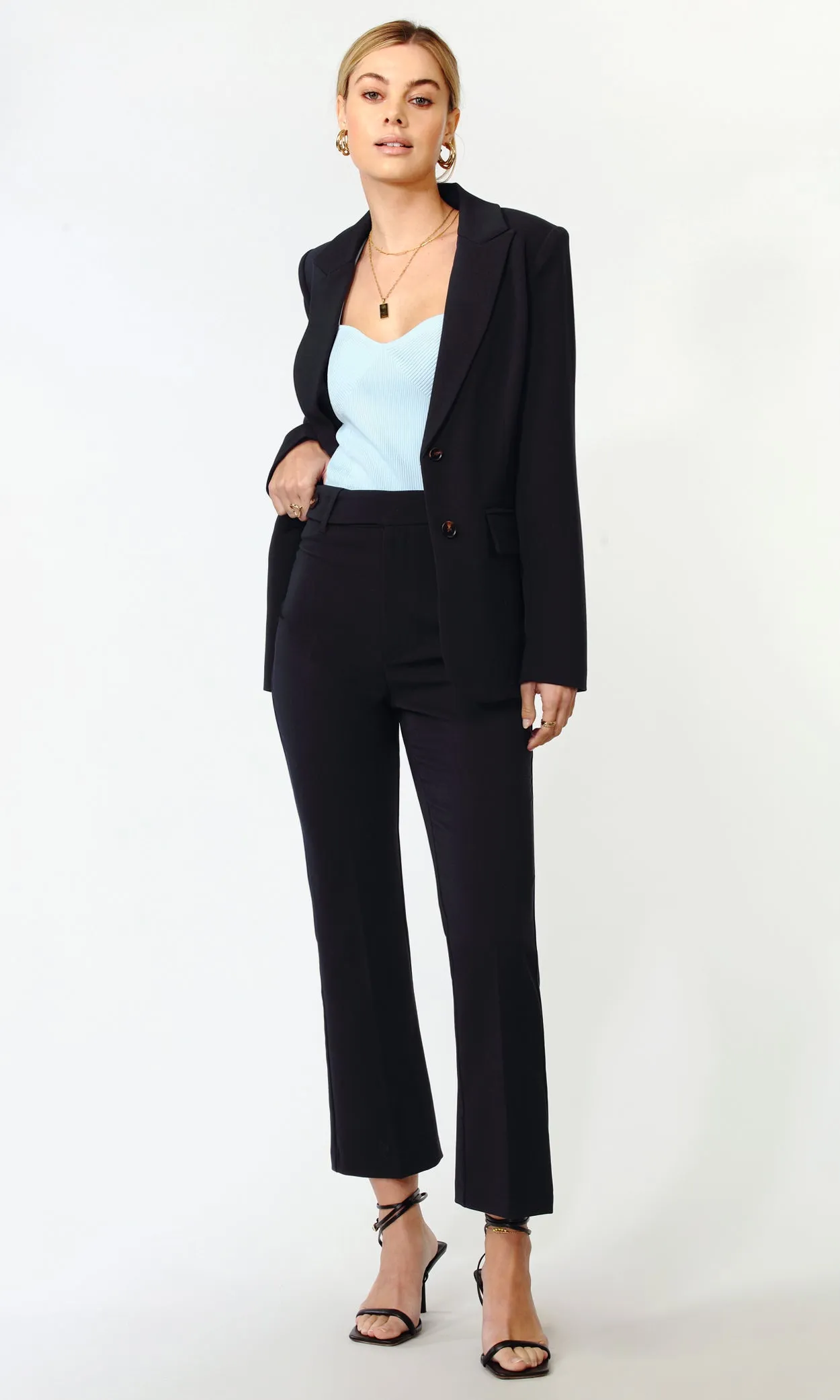 Stella Flare High Waist Trouser High Waistband